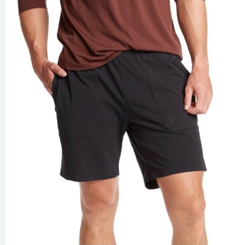 Men's PROOF Technical Black HIGHLINE Water Resistance Quick Dry Shorts Large